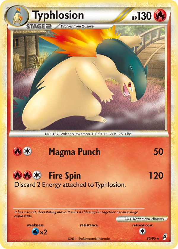 Typhlosion (35/95) [HeartGold & SoulSilver: Call of Legends] - Pokémon