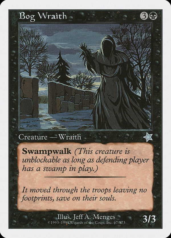 Bog Wraith [Starter 1999] - Magic: The Gathering