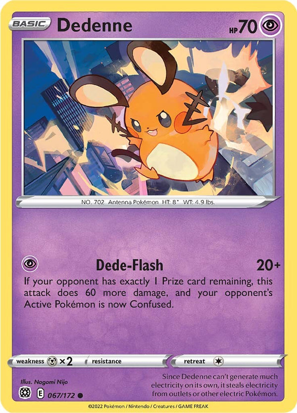 Dedenne (067/172) [Sword & Shield: Brilliant Stars] - Pokémon