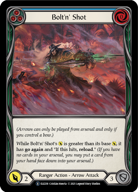Bolt'n' Shot (Blue) [U-ELE218] Unlimited Normal - Flesh And Blood