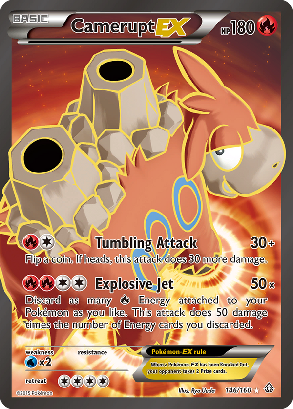 Camerupt EX (146/160) [XY: Primal Clash] - Pokémon