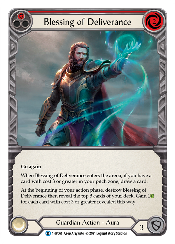 Blessing of Deliverance (Red) [1HP061] - Flesh And Blood