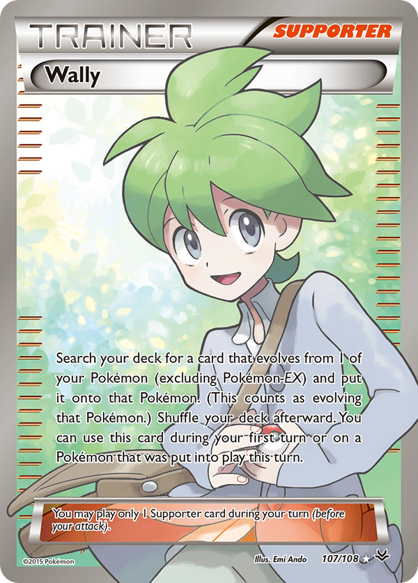 Wally (107/108) [XY: Roaring Skies] - Pokémon