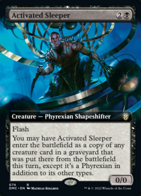 Activated Sleeper (Extended Art) [Dominaria United Commander] - Magic: The Gathering