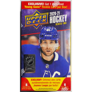 Upper Deck 2020-21 Hockey Series 2 Blaster with 1 Oversized Young Guns